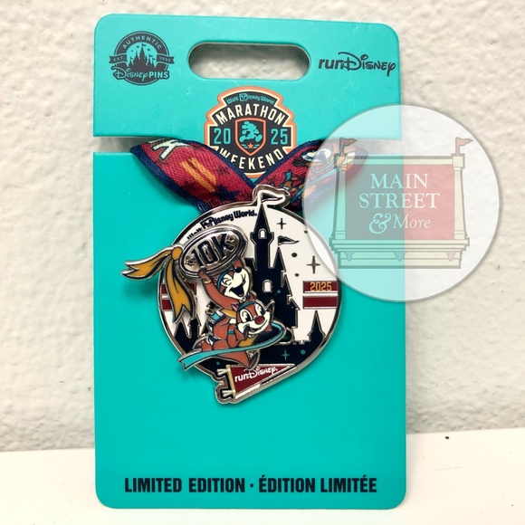 2025 runDisney Marathon Weekend Race 3 LE Disney Pins Set 5K 10K - NEW - Picture 3 of 4